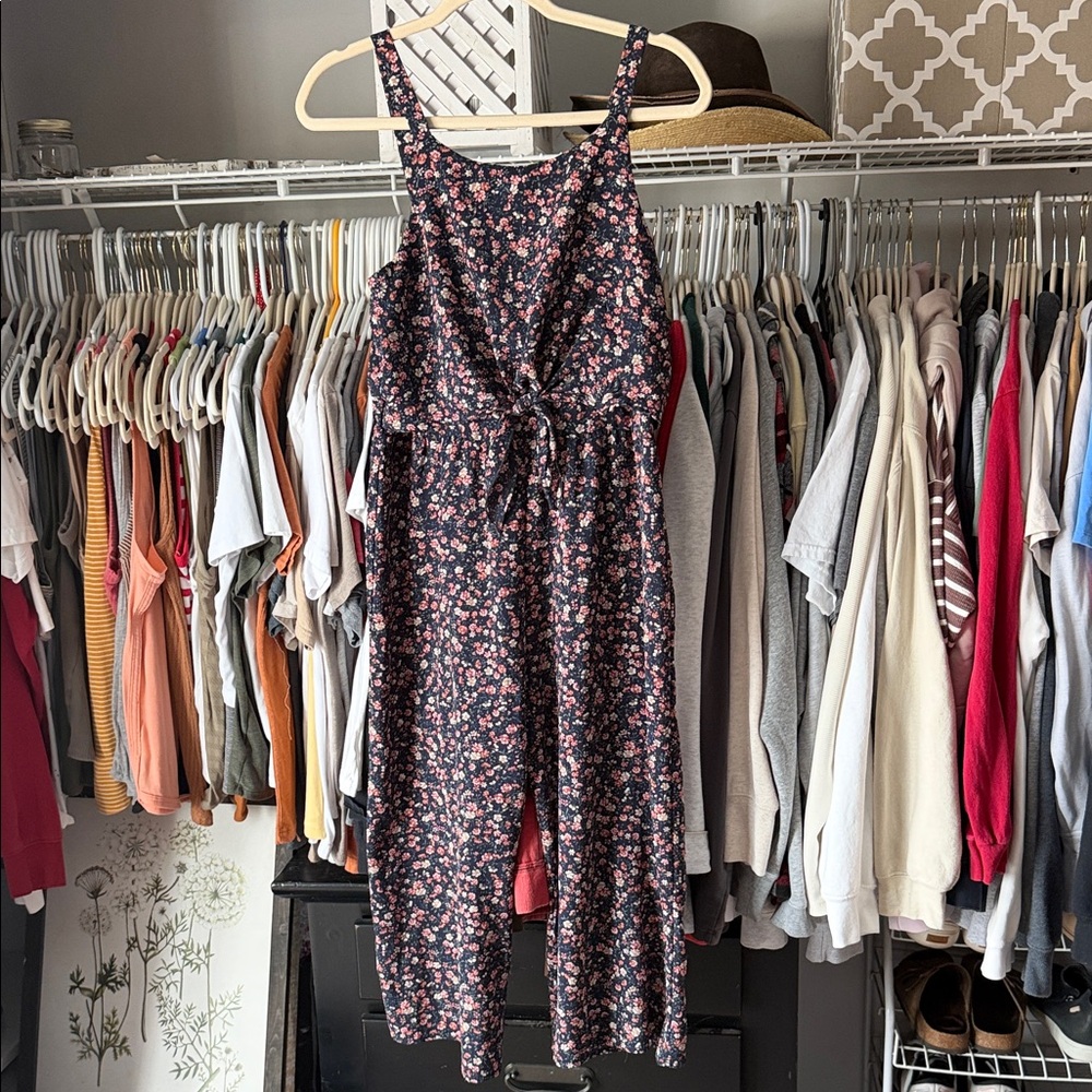 Knitworks Girls Floral Jumpsuit